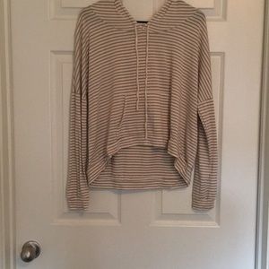 Cropped thin sweatshirt